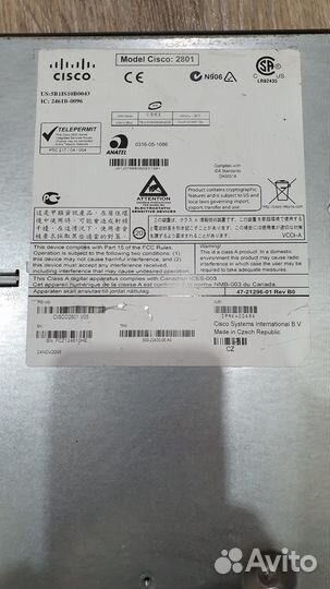 Маршрутизатор Cisco 2801