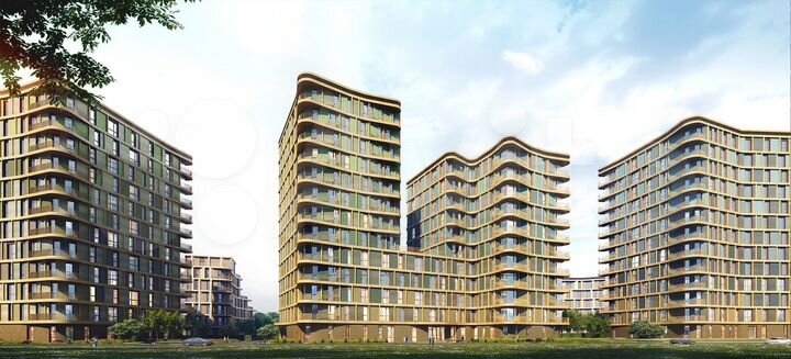 1-к. квартира, 52,1 м², 2/13 эт.