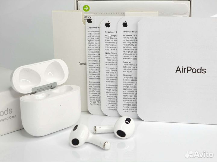 AirPods 3 новые с пломбами + чехол