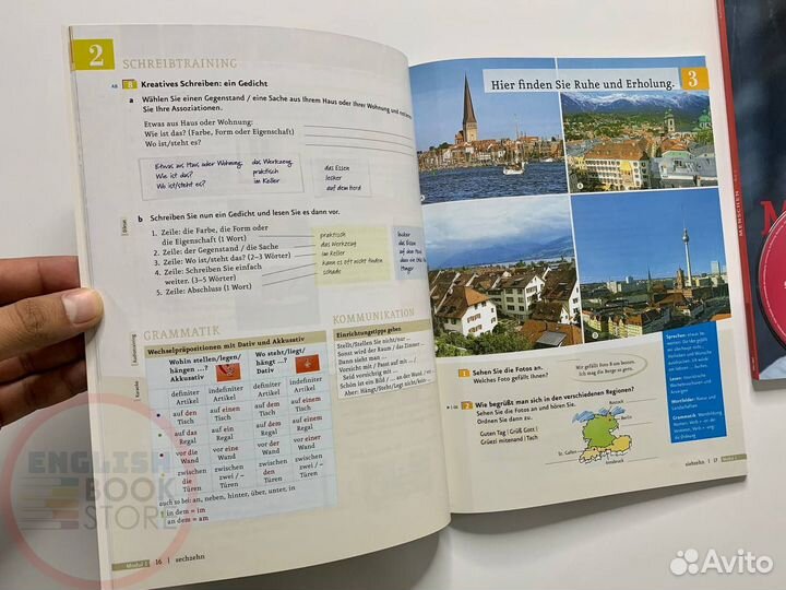 Menschen A2.1 немецкий языка Kursbuch Arbeitsbuch