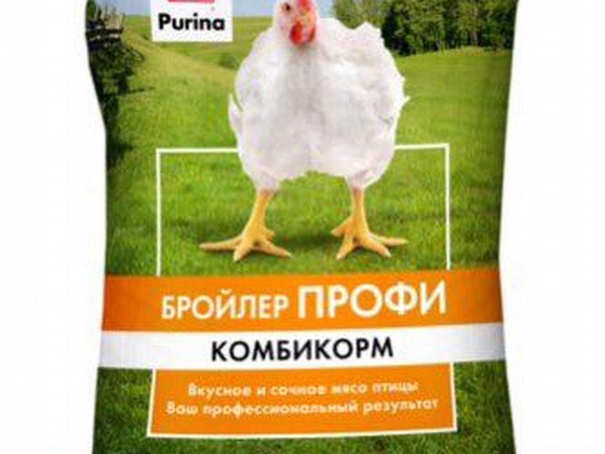 Purina комбикорм для бройлеров старт, рост, финиш