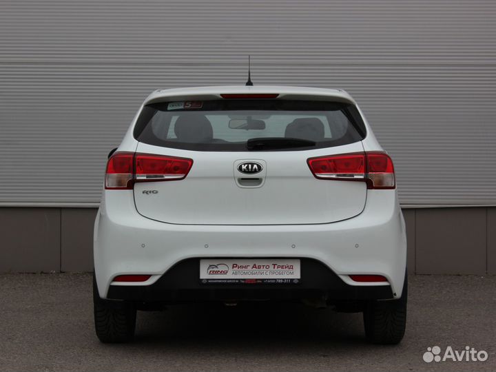 Kia Rio 1.6 МТ, 2016, 129 863 км