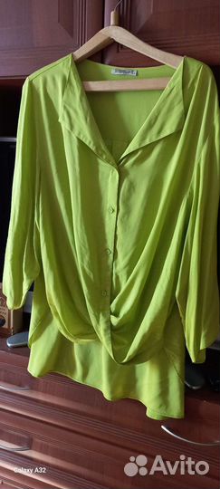 Рубашка блузка италия 50-56 размера