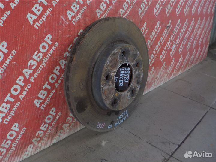 Диск тормозной передний правый Mitsubishi Lancer