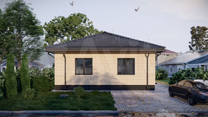 Дом 80 м² на участке 6 сот.