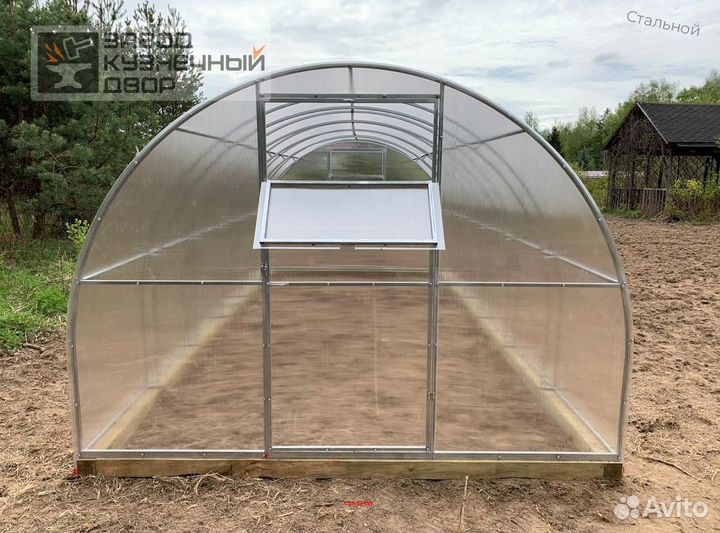 Теплица с поликарбонатомТеплица усиленная с полика