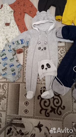 Огромный пакет одежды от 0-1 года