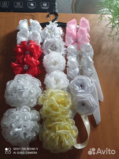 Школьные бантики ручной работы