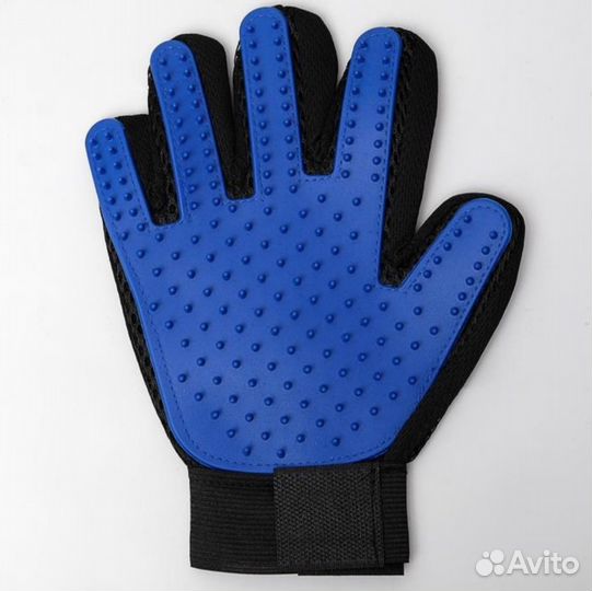 Перчатка для вычесывания шерсти домашних животных