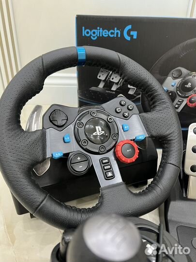 Игровой руль logitech g29 с кпп (ручник )