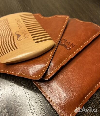 Расческа для бороды деревянная