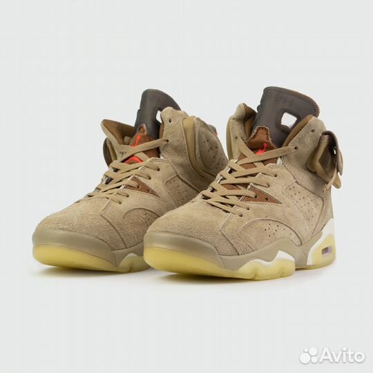 Коссовки Nike Air Jordan 6 Retro Khaki