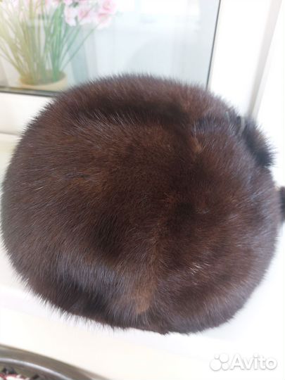 Норковая женская шапка (Берет)