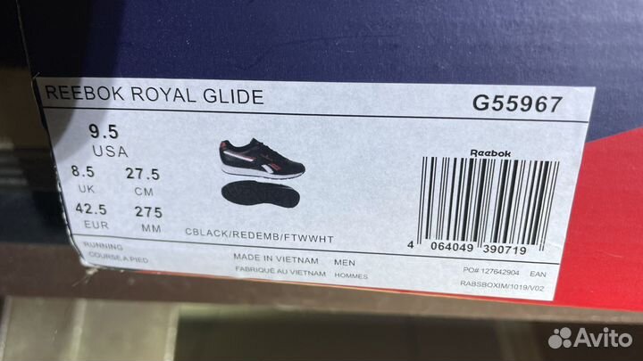 Кроссовки Reebok royal glide муж и женские