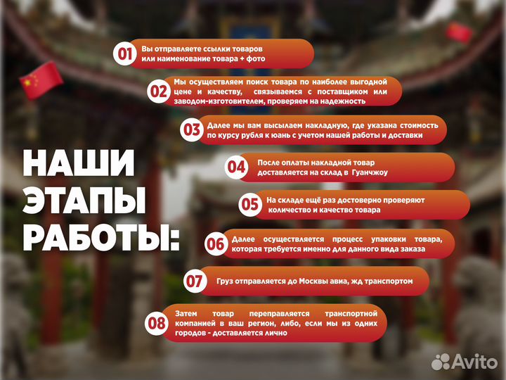 Доставка товара опт из Китая Байер Посредник