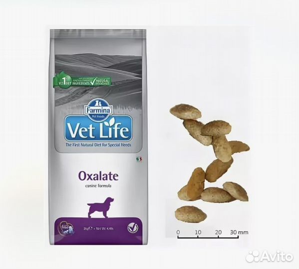 Корм для собак farmina Vet Life д/с oxalate, 2 кг