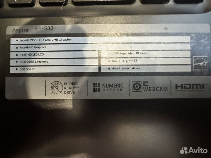 Acer aspire E1-532