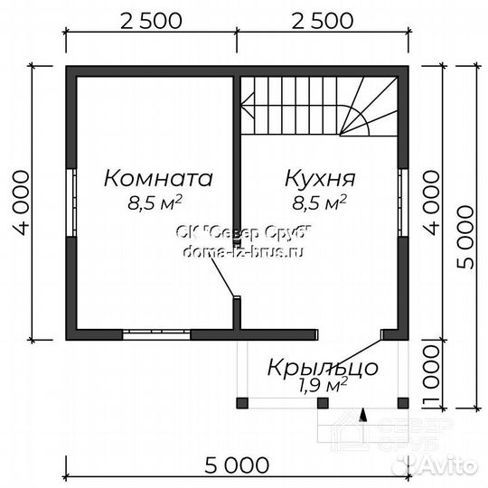 Дом из бруса под ключ