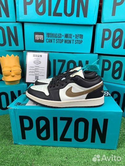 Nike Air Jordan 1 Low archaeo Brown Оригинал