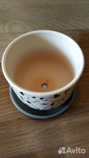 Горшок керамический новый 