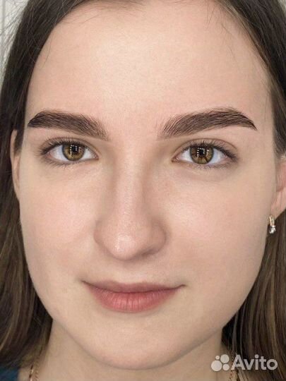 Окрашивание бровей,Долговременная укладка