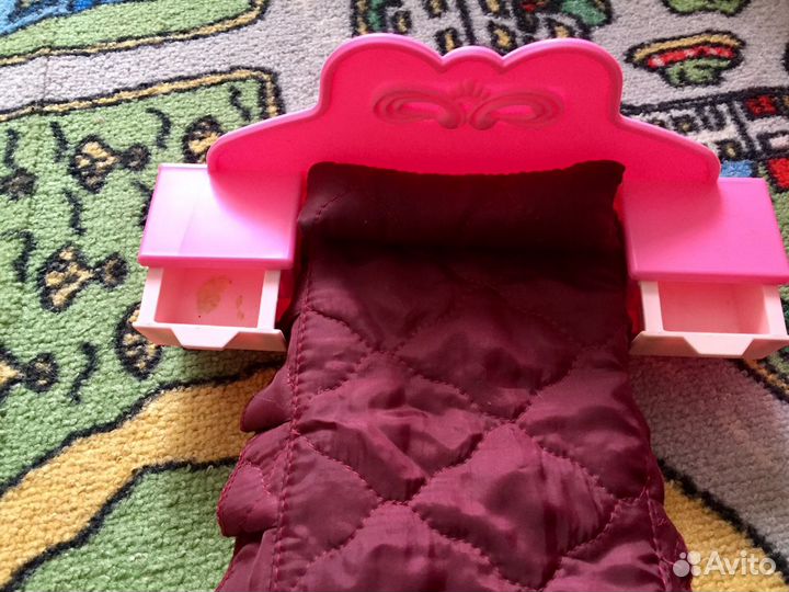 Спальный гарнитур барби, мебель для кукол
