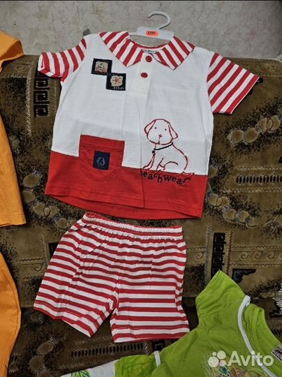 Пакет новой одежды для девочки 2-5лет