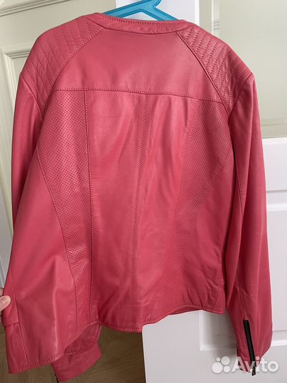 Кожаная куртка женская 44 размер