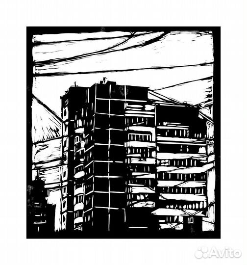 Картина. Линогравюра