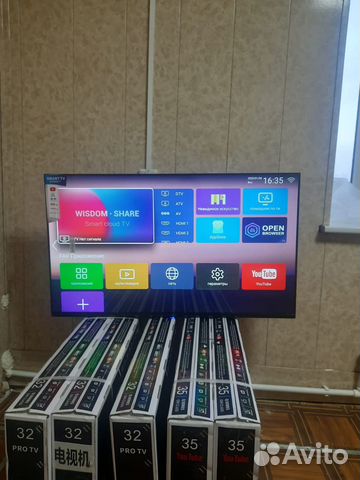 Телевизор новый Smart tv 4k купить в Челябинске | Электроника | Авито