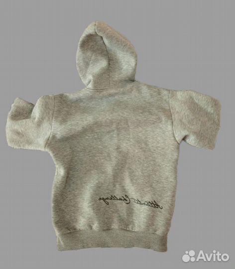 Кропнутое зип худи number nine type LGB