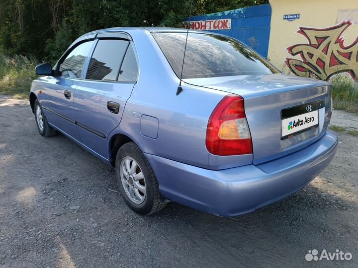 Hyundai Accent 1.5 МТ, 2004, 215 820 км