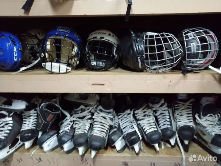 Хоккейные шлемы и коньки бауер ссм граф Ребок с се