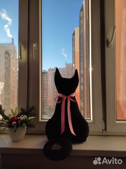 Подушка декоративная Лунный Кот hand made