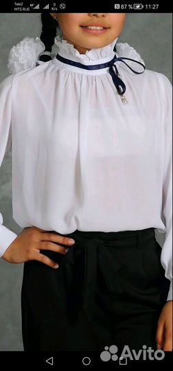 Блузка школьная