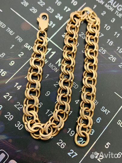 Золотой браслет 585 бисмарк