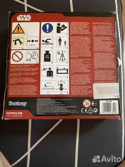 Надувной корабль Star Wars, новый