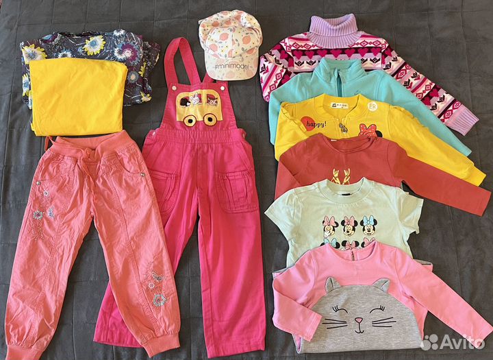 Вещи пакетом на девочку 98