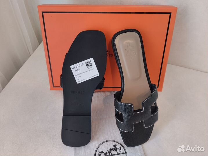 Шлепки hermes