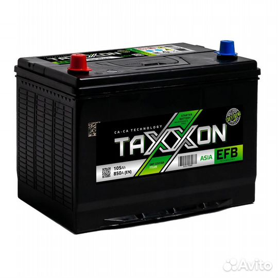 Аккумулятор Taxxon efb Asia 105ah о.п.,п.п