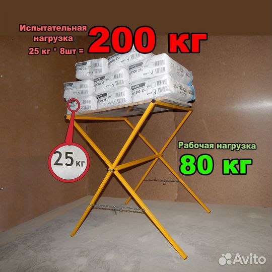 Подставка малярная 120*80 (козелок для покраски)