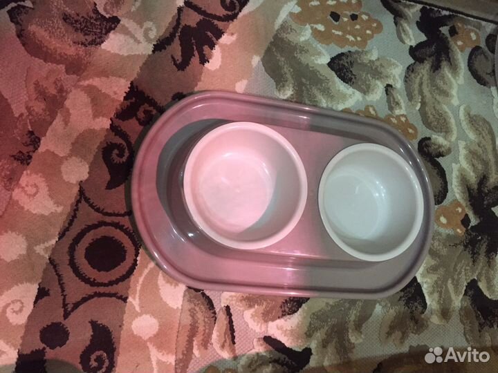 Миска для кота и лоток разборный