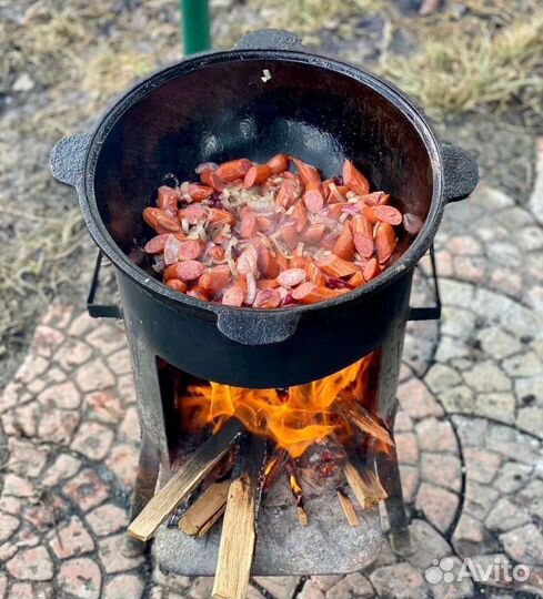 Казан чугунный 10л