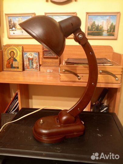 Лампа карболитовая СССР