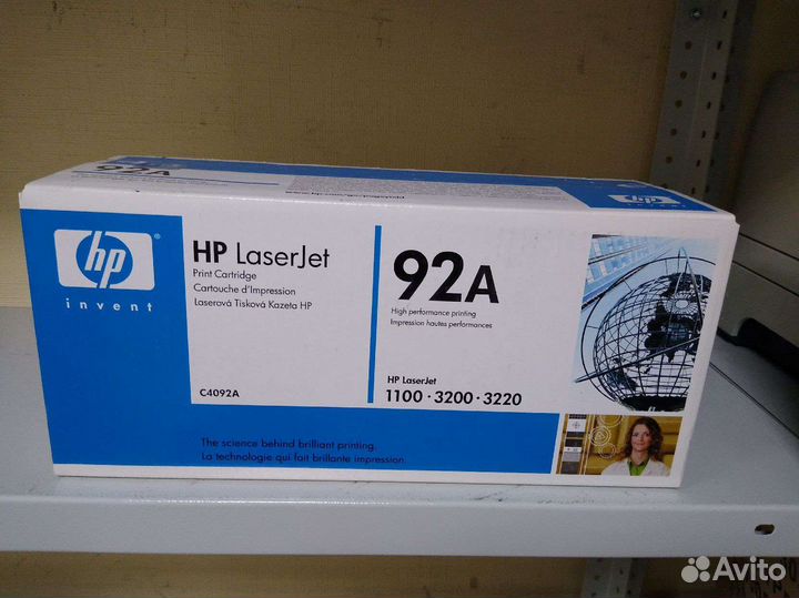 Картридж hp c4092a оригинальный черный