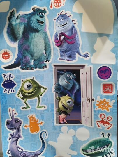 Наклейки корпорация монстров