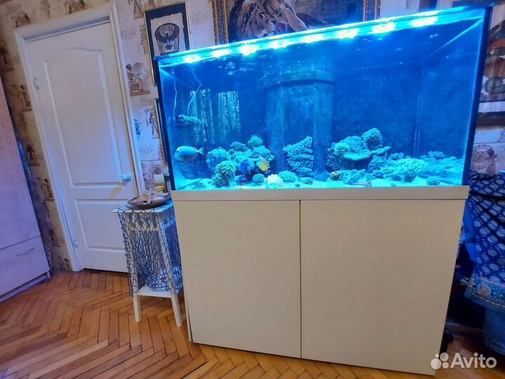 Морской аквариум с тумбой 360л