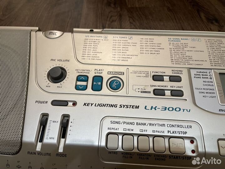 Синтезатор casio LK-300TV