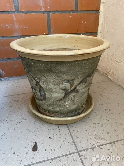 Горшки керамические для цветов бу