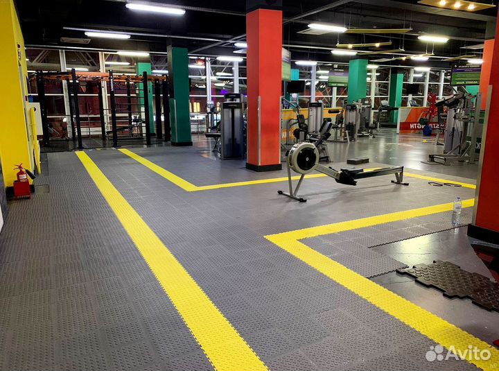 Пвх плитка для гаража